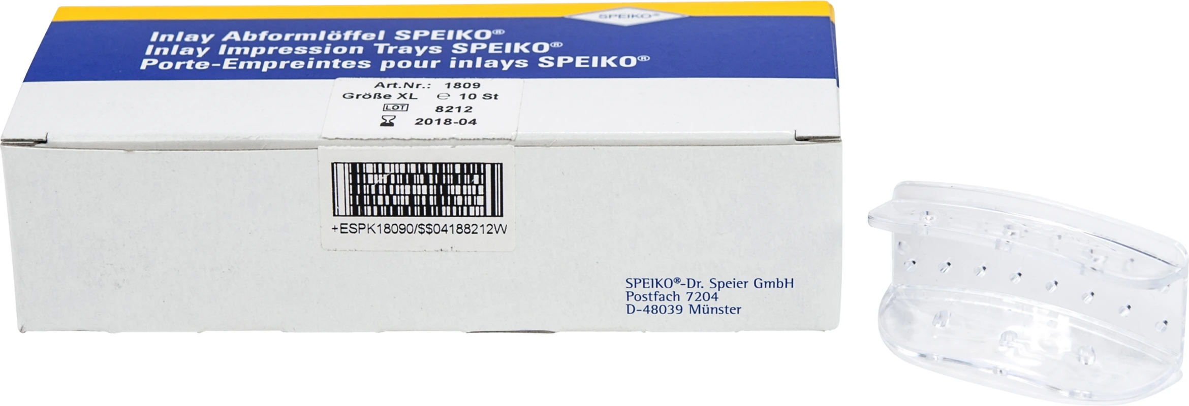 Inlay Abformlöffel SPEIKO® Packung 10 Stück XL, 5 cm