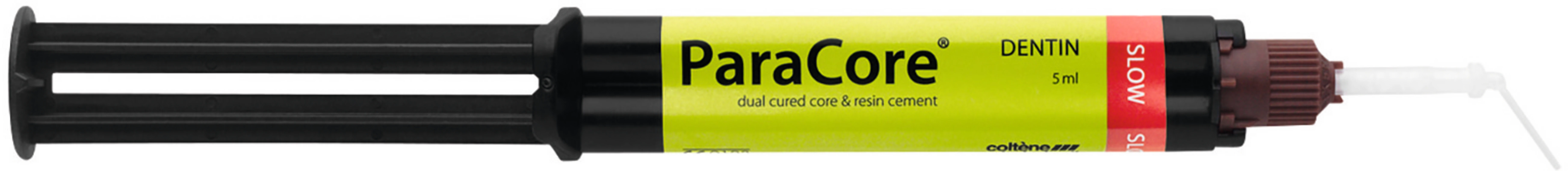 ParaCore® SLOW Nachfüllpackung 2 x 5 ml Spritze slow dentin, 20 Mixing Tips