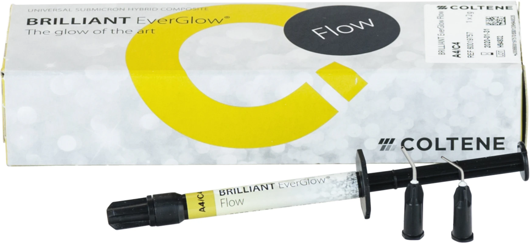 BRILLIANT EverGlow™ Flow Packung 2 g Spritze A4/C4, Applikationsnadeln