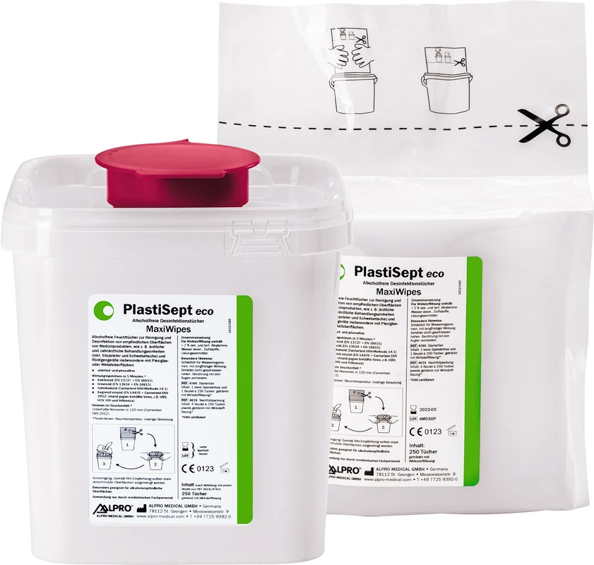 PlastiSept eco MaxiWipes ALPRO MEDICAL