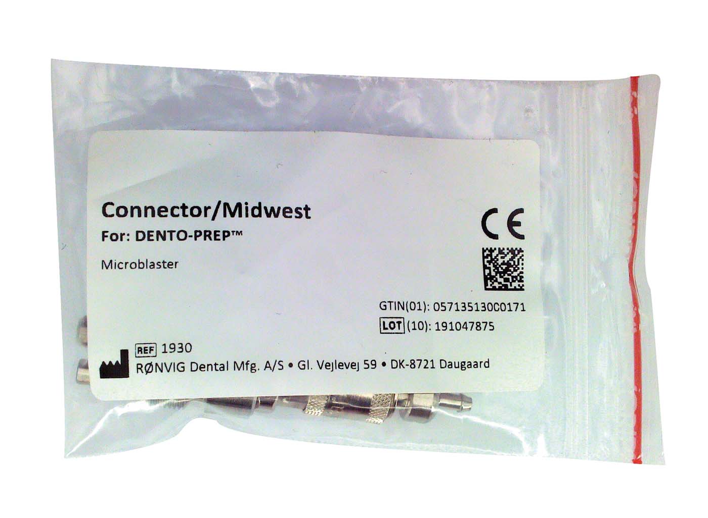 Konnektor MidWest Stück für Midwest DENTO-PREP™ Ronvig