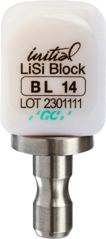 GC Initial™ LiSi Block für CEREC Packung 5 Stück Größe 14, BL