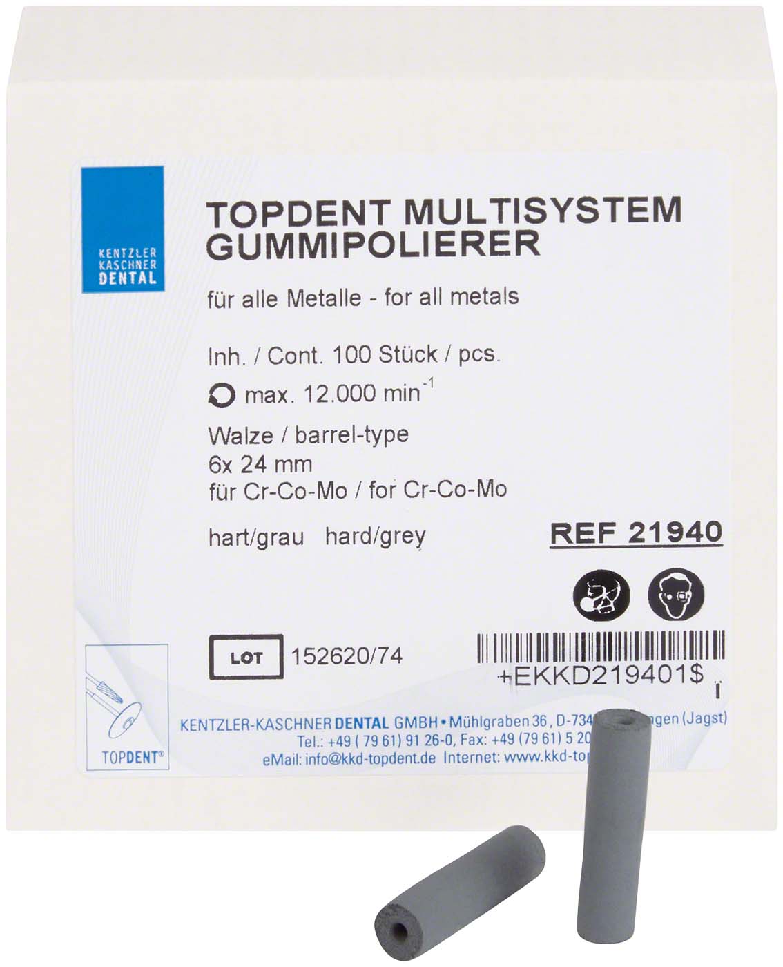 TOPDENT Multisystem-Gummipolierer Kentzler-Kaschner