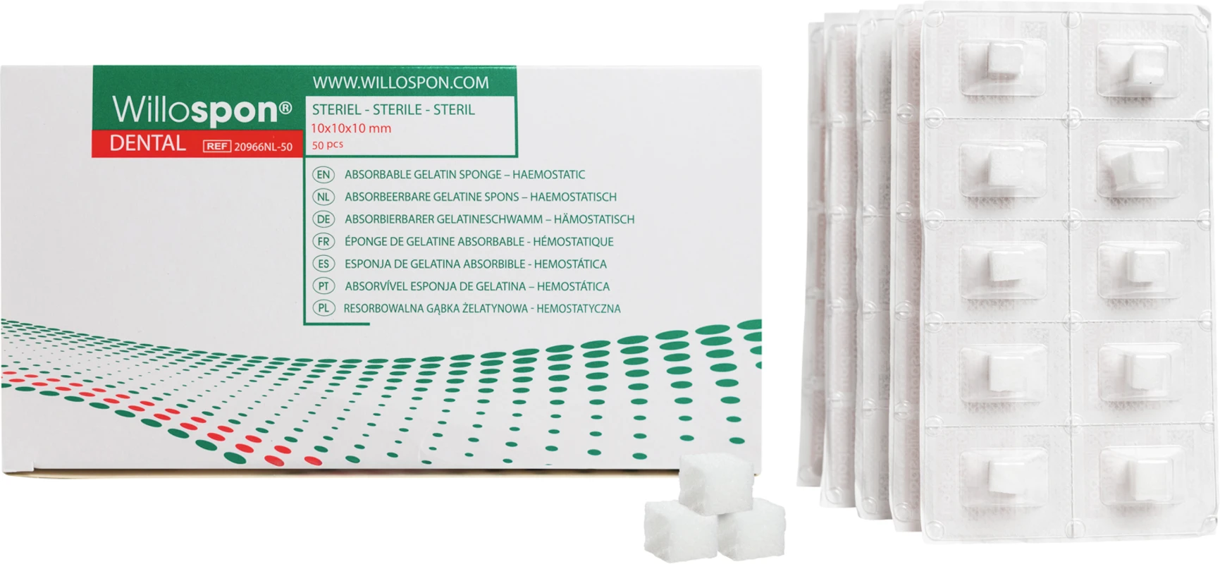 Willospon® DENTAL Packung 5 x 10 Stück