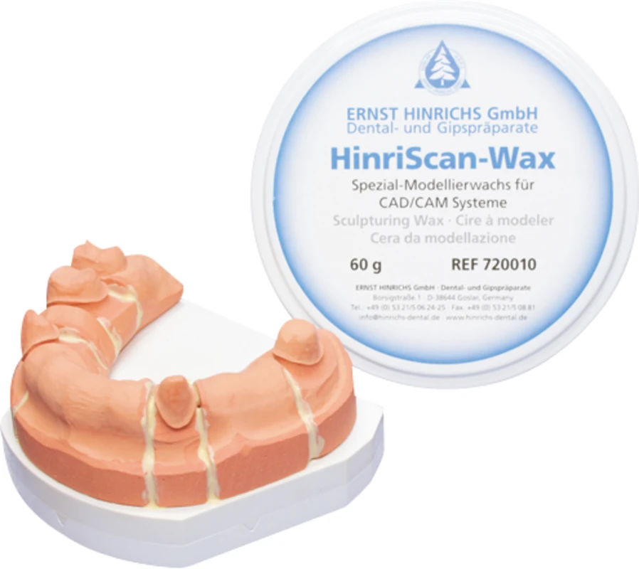 HinriScan-Wax Dose 60 g Wachs elfenbein