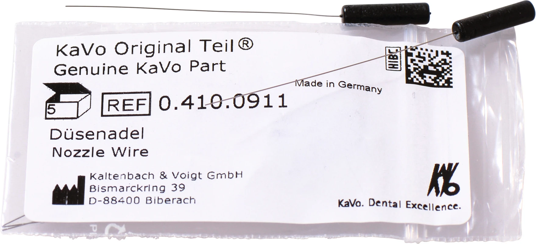 Düsennadel Packung 5 Stück 45 mm