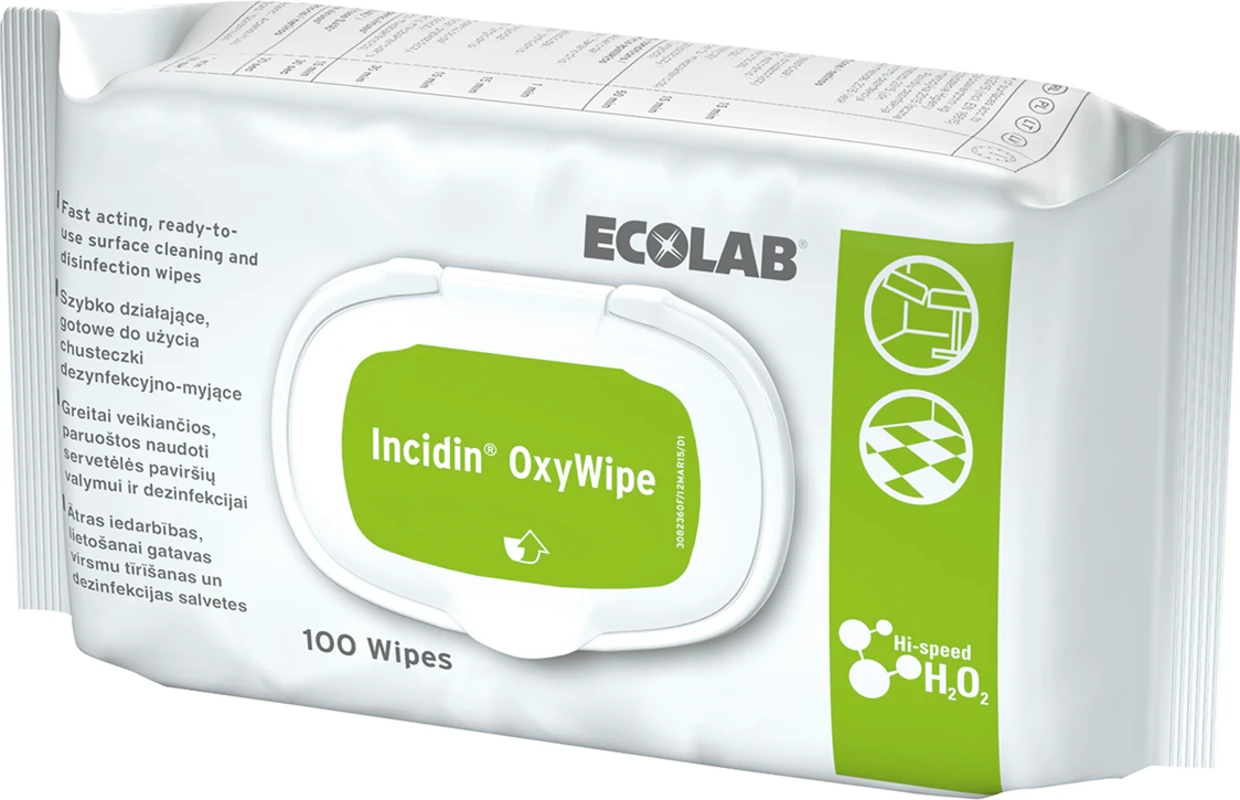 Incidin™ OxyWipe Packung 6 x 100 Stck 20 x 20 cm