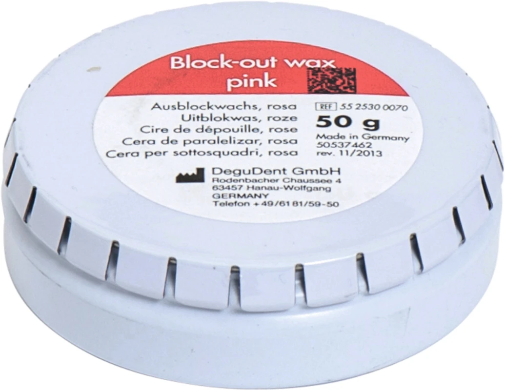 Ausblockwachs Dose 50 g rosa