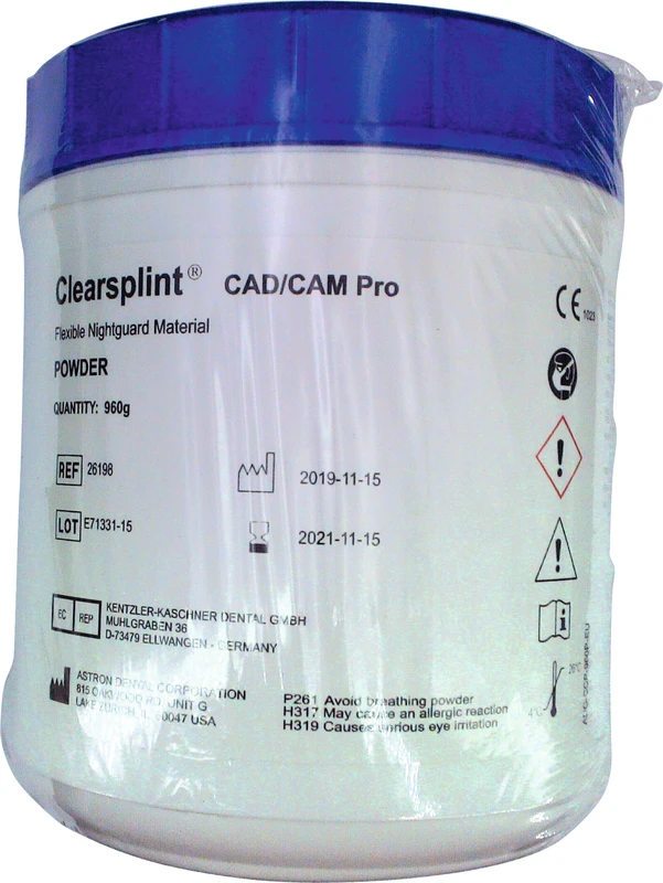 astron® Clearsplint® CAD/CAM Pro Packung 960 g Pulver
