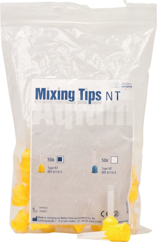 Müller-Omicron Mischkanülen NT gelb Packung 50 Stück NT, gelb Müller-Omicron Mischkanülen NT gelb Müller-Omicron