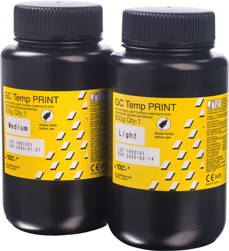 GC Temp PRINT™ Dose 500 g 385/405 nm, Light