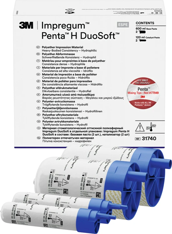 Impregum™ Penta™ DuoSoft™ Refill Packung 2 x 300 ml Basispaste, 2 x 60 ml Katalysator, Penta H DuoSoft