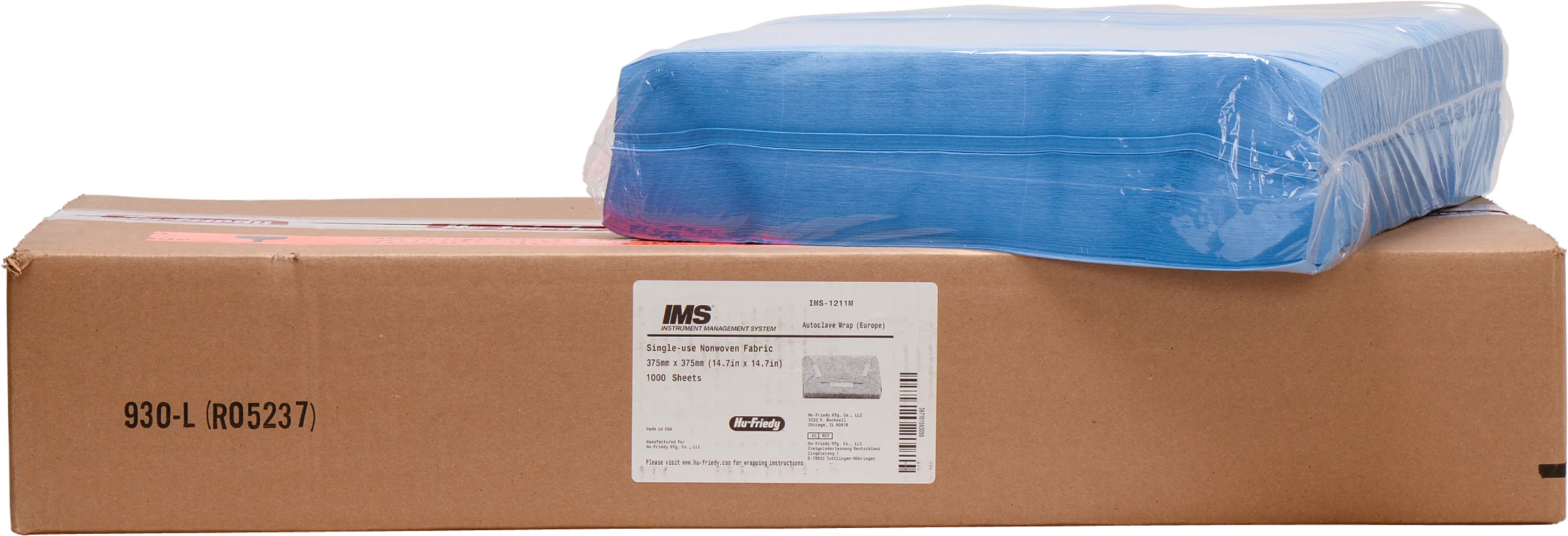 IMS Sterilisationspapier Packung 1.000 Stück 375 x 375 mm, IMS-1211M