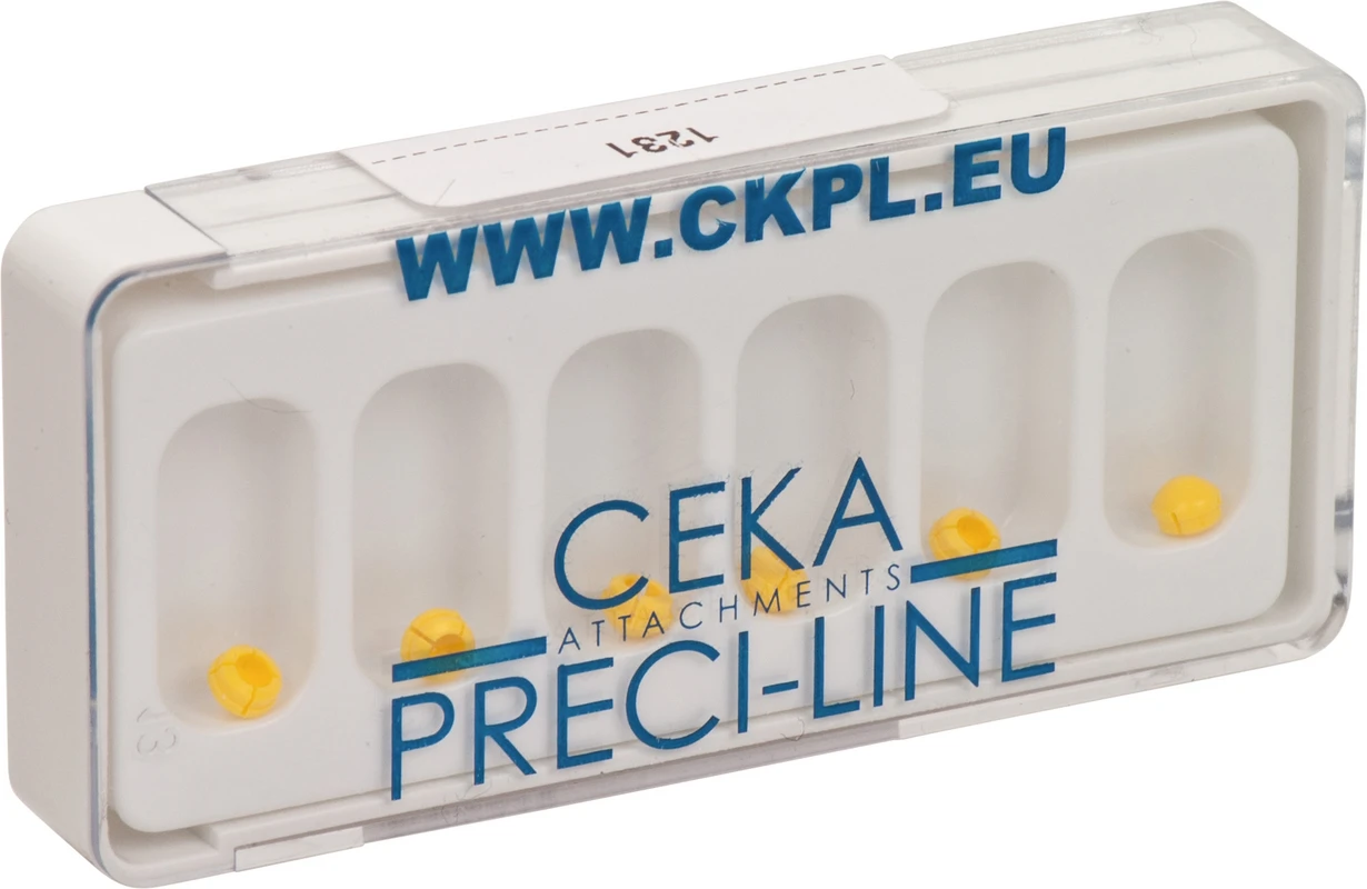 PRECI-CLIX-Matrize Packung 6 Stück gelb, Ø 3,55 mm, normale Retention