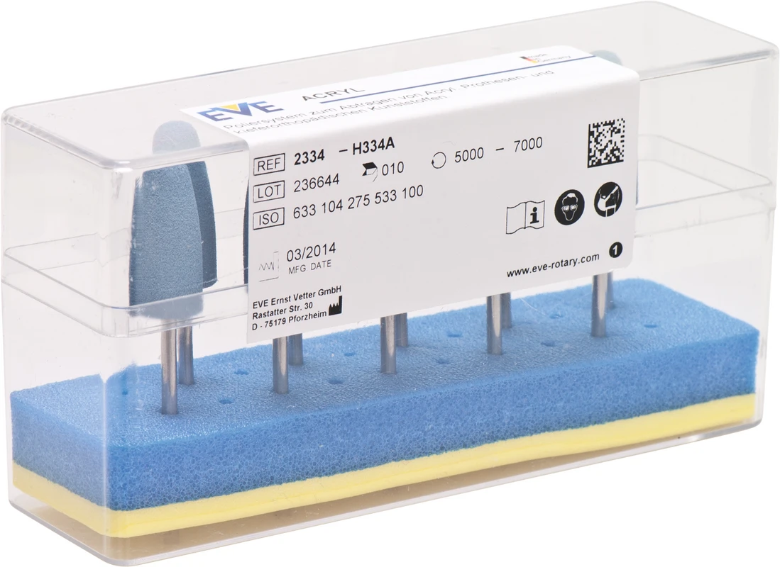 EVE ACRYL Packung 10 Stück blau, grob H334A