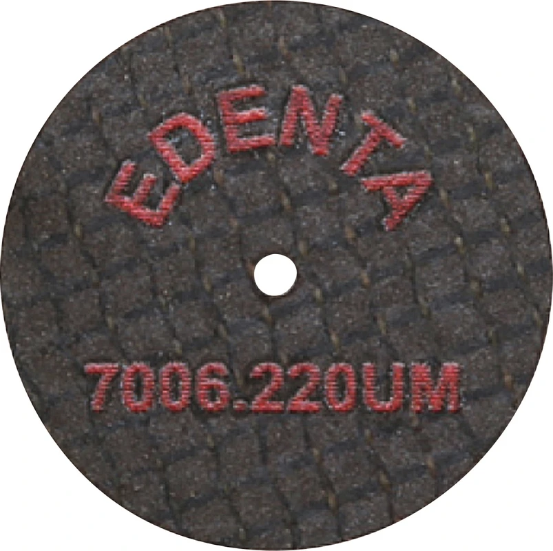 Gewebeverstärkte Trennscheiben Packung 10 Stück unmontiert, Figur 370, Ø 22 mm x 0,20 mm, ISO 220