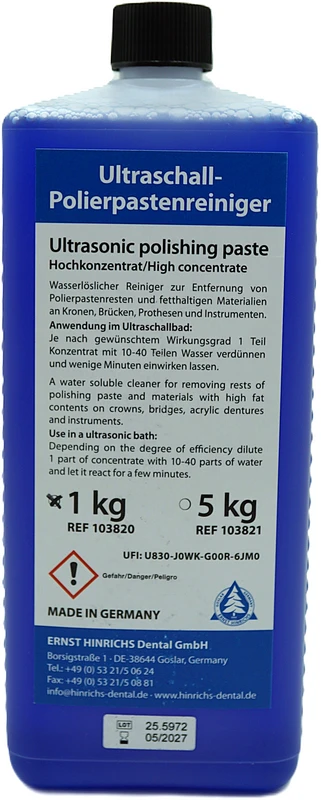 Ultraschall-Polierpastenreiniger ERNST HINRICHS