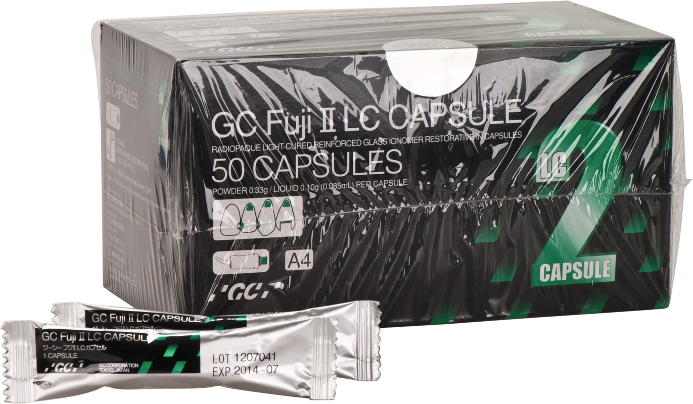 GC Fuji® II LC Capsule Improved Packung 50 Kapseln A4