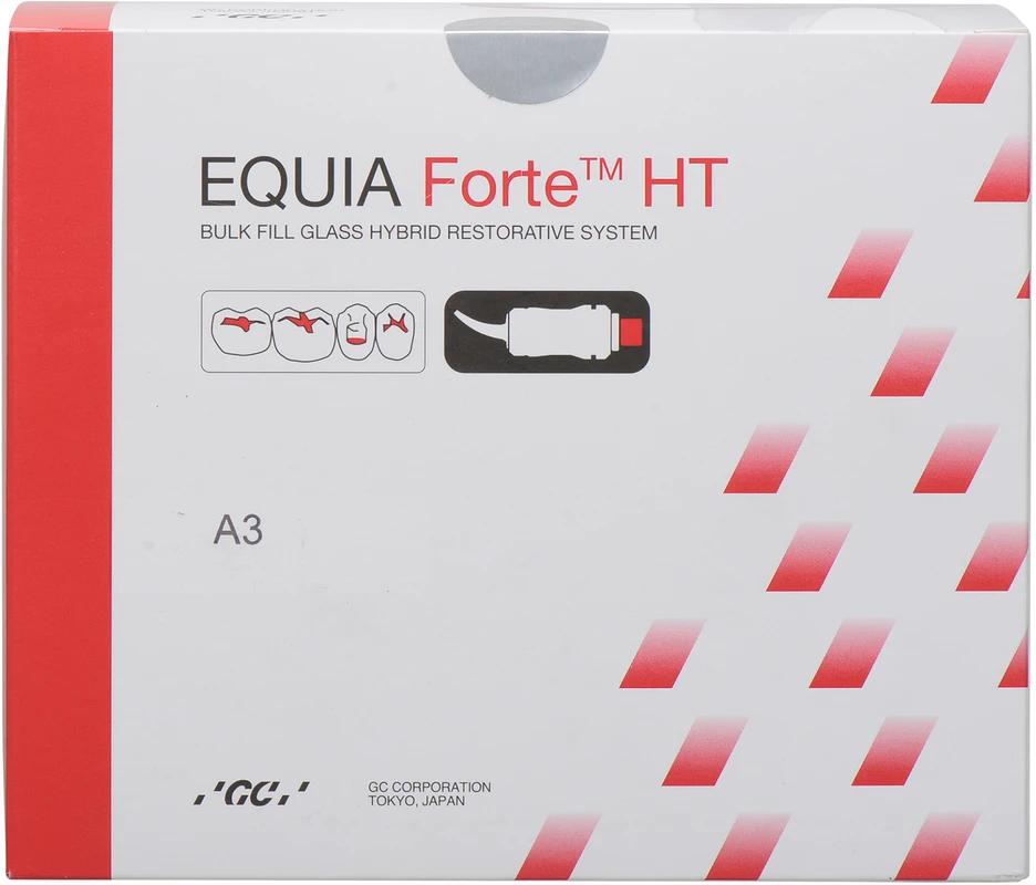 GC EQUIA Forte™ HT Packung 200 Kapseln A3, 4 ml FlipCap Coat