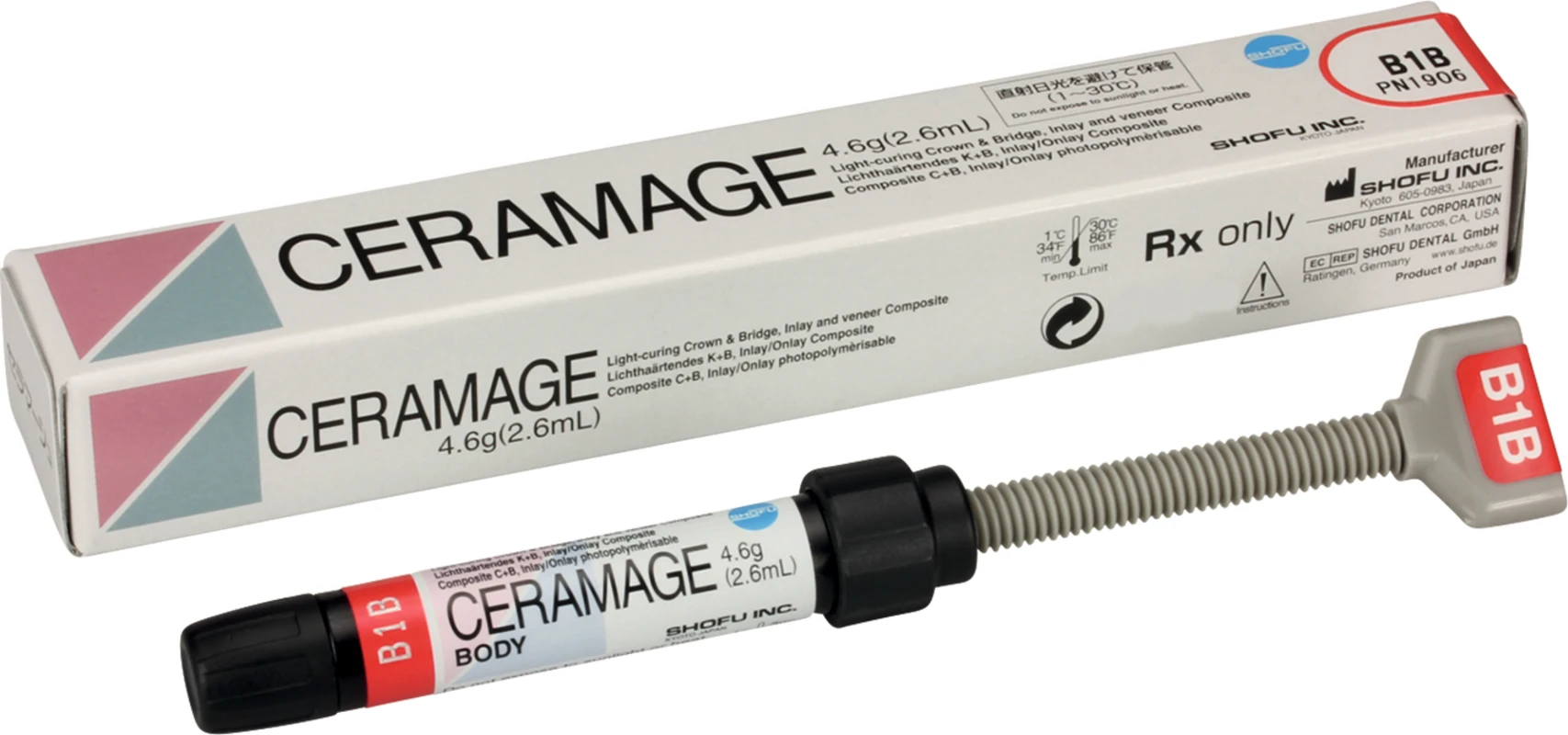 CERAMAGE Spritze 4,6 g dentin B1