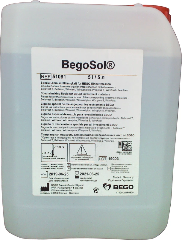 BegoSol® Kanister 5 l Anmischflüssigkeit