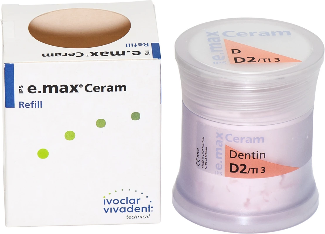 IPS e.max® Ceram Dose 100 g Pulver dentin D2