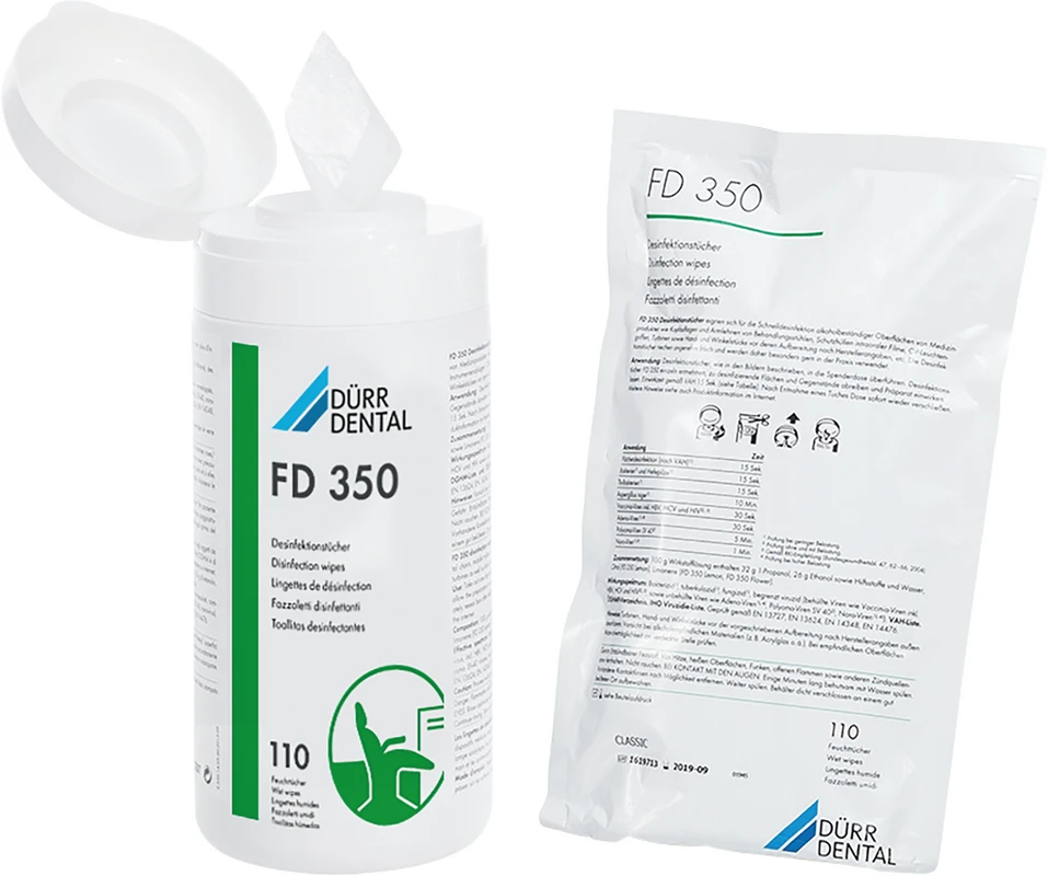 FD 350 Flächen-Desinfektion Dose 110 Stück Lemon