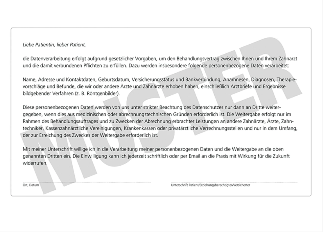 Anmeldeformulare Anamnese Stück 100 Blatt A5, Querformat