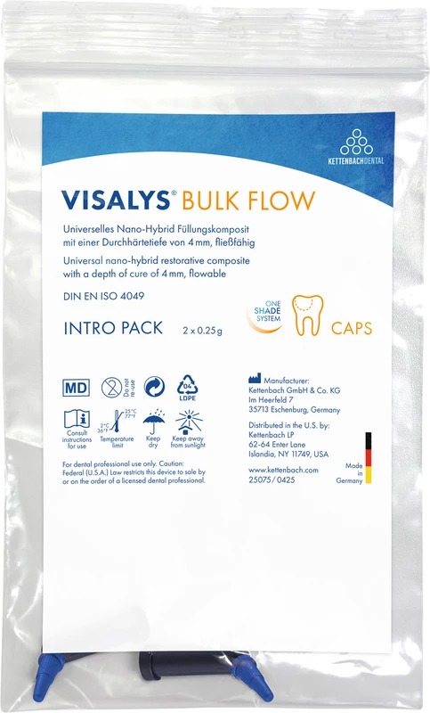 Visalys® Bulk Flow Intro Packung 2 x 0,25 g Caps Visalys® Bulk Flow Intro Packung 2 x 0,25 g Caps