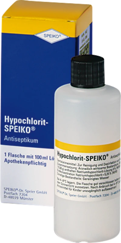 Hypochlorit-SPEIKO® 5,25% Packung 100 ml Lösung mit Easy-Quick Entnahmesystem