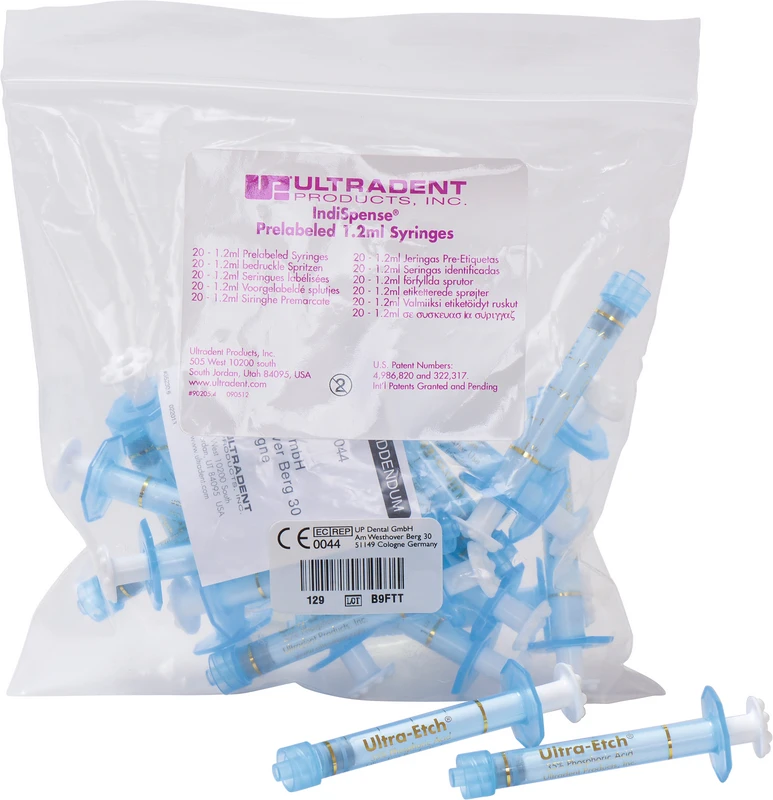 Ultra-Etch™ Packung 20 x 1,2 ml Spritze leer