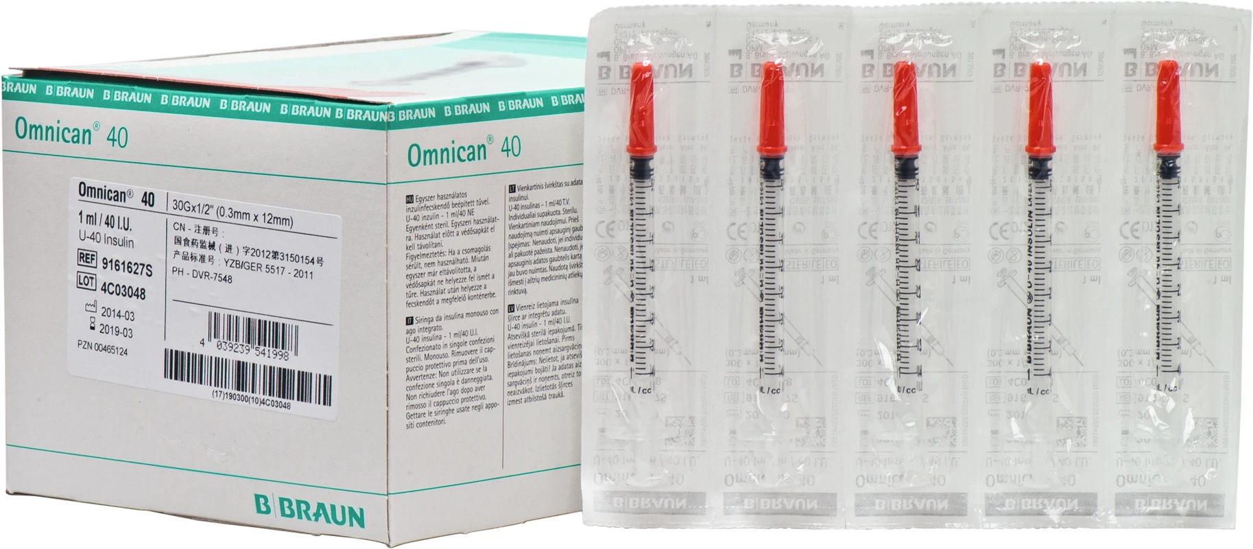 Omnican® 40 Packung 100 Stück 1 ml, 0,3 x 12 mm