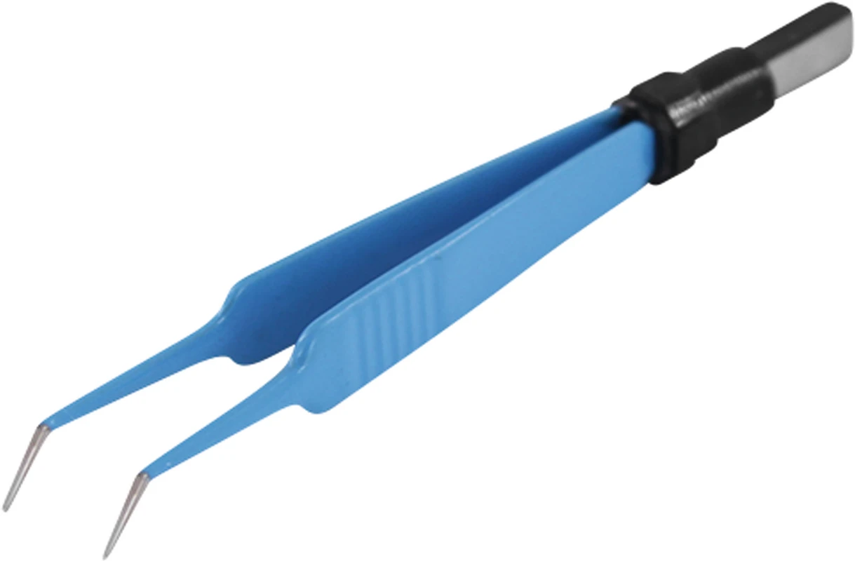 hf Surg BiPo Bipolar-Pinzette Stück 115 mm, gekröpft