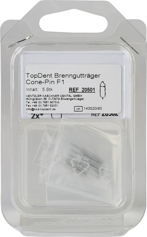 TOPDENT Brennguthalter Packung 5 Brennguthalter F1