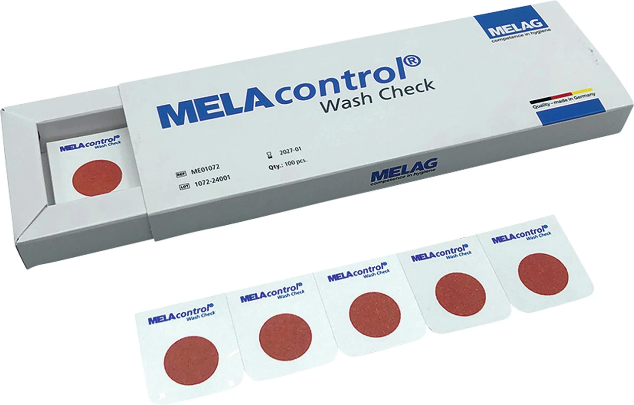 MELAcontrol Wash Check Indikatoren Packung 100 Stück