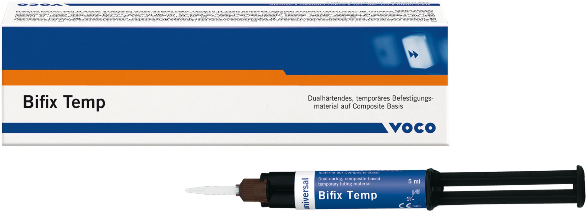 Bifix Temp Packung 5 ml QuickMix Spritze, Zubehör