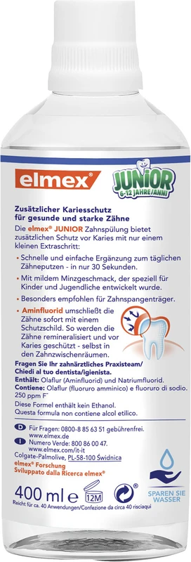 elmex® JUNIOR Zahnspülung Flasche 400 ml