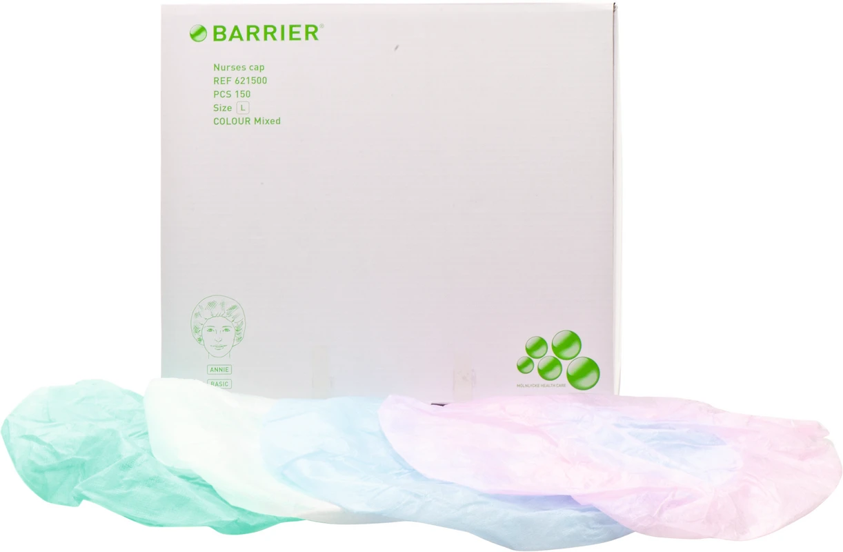 BARRIER® OP-Haube Annie Sortiment 150 Hauben verschiedene Farben