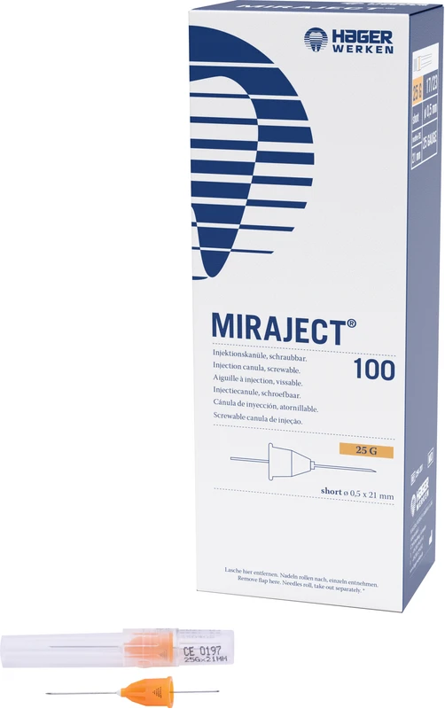 MIRAJECT® Injektionskanülen Hager &amp; Werken