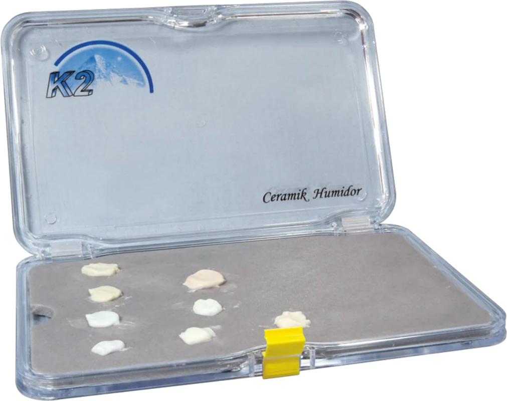 Ceramik Humidor Stück Anmischplatte Ceramik Humidor Yeti