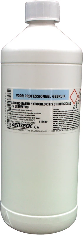 Natrium Hypochlorit - NL Flasche 1 Liter 3% Natrium Hypochlorit Denteck