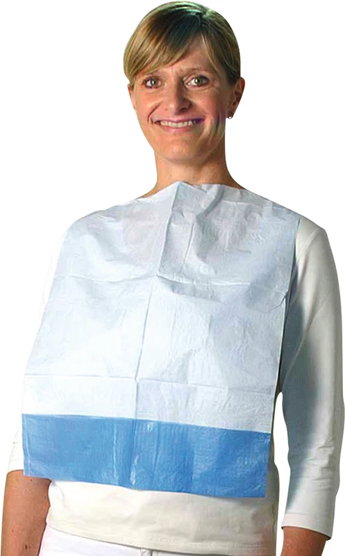 Esslätzchen Karton 10 x 50 Stück blau, 40 x 60 cm