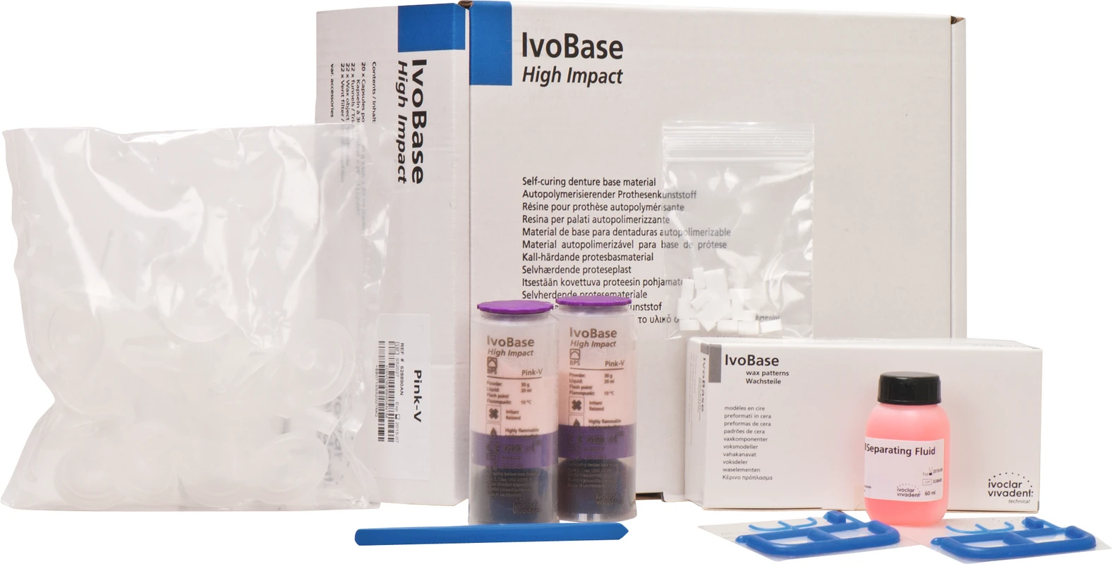 IvoBase® High Impact Kapsel Set pink-V