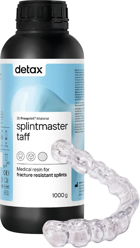 FREEPRINT® Splintmaster taff Flasche 1 kg Kunststoff transparent