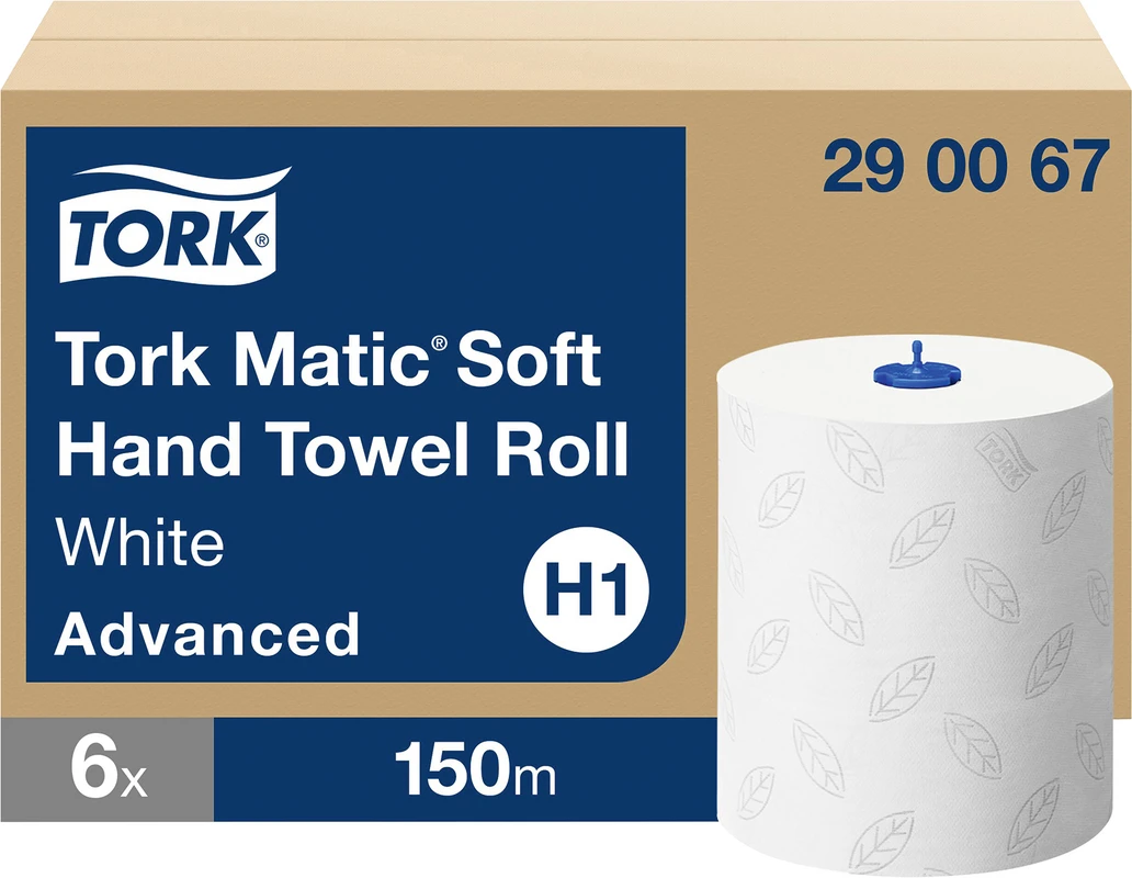 TORK® Matic® weiches Rollenhandtuch Advanced Rolle 2-lagig, weiß, für H1
