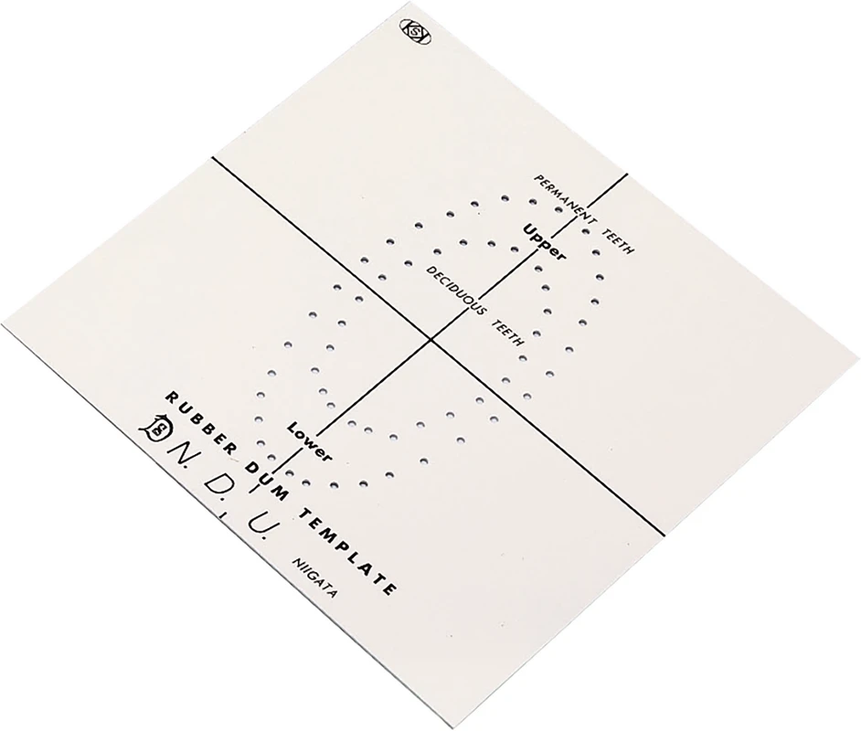 Fit-Kofferdam® Lochschablone Stück 15 x 15 cm