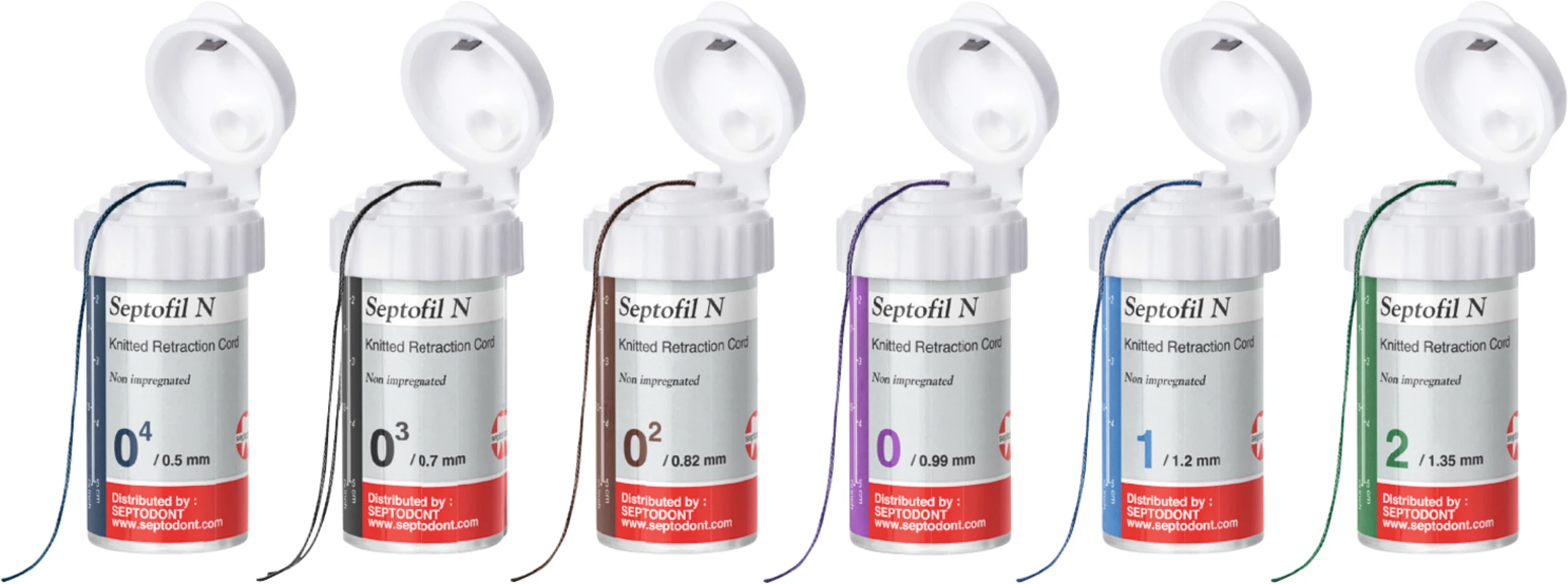 Septofil N Dose N 04, extradünn, dunkelblau, &Oslash; 0,5 mm
