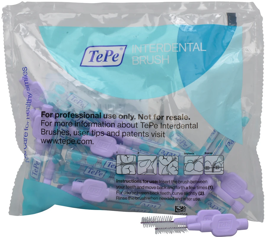 TePe® Interdentalbürsten Extra Soft Packung 25 Stück lila, Ø 1,1 mm