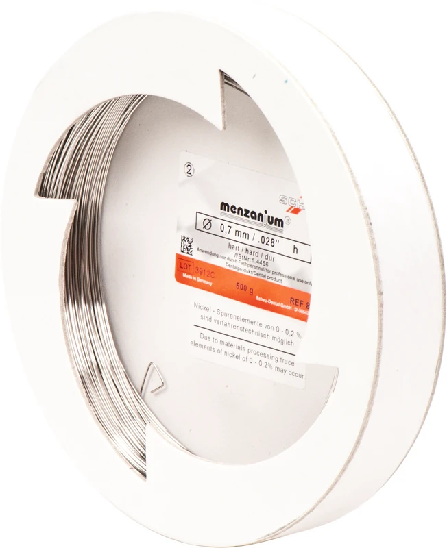 CHROMIUM Spulendraht Klinikpackung 500 g Stärke 0,7 mm, federhart