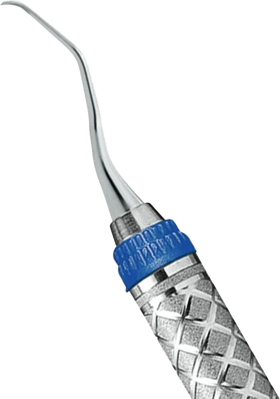 Küretten Gracey Mikro Mini Five EverEdge™ 2.0 Stück Figur 13/14, distal, Griff #9, blau